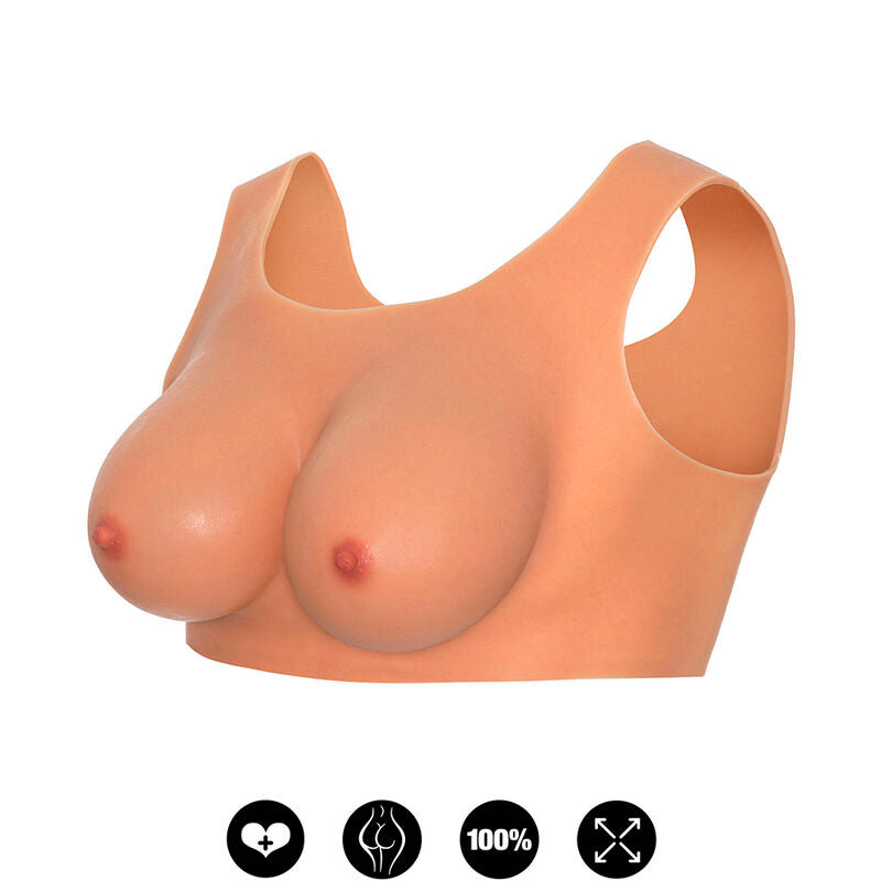 Top Seno Indossabile Hidden Desire Alter Ego — Coppa C, Beige