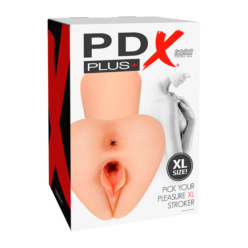 Masturbatore Maschile Doppio Foro PDX Plus Pick Your Pleasure XL