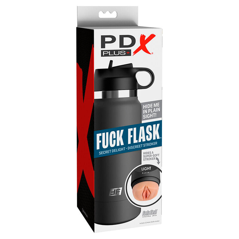 Masturbatore Maschile Discreto PDX Plus Fuck Flask — Flesh