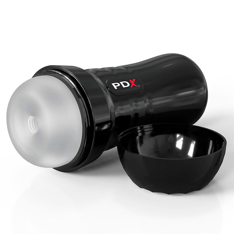 Masturbatore Autolubrificante PDX Extreme Slide & Glide — Trasparente