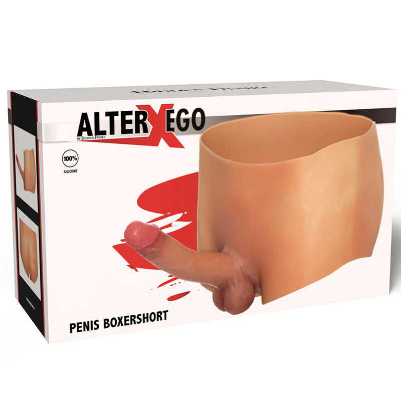 Boxer con Pene Realistico Hidden Desire Alter Ego — 18 cm, S/M
