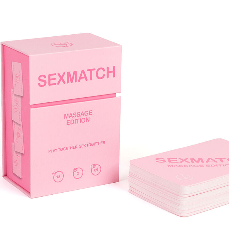 Gioco di Carte per Coppie Secretplay Sexmatch — Edizione Massaggio