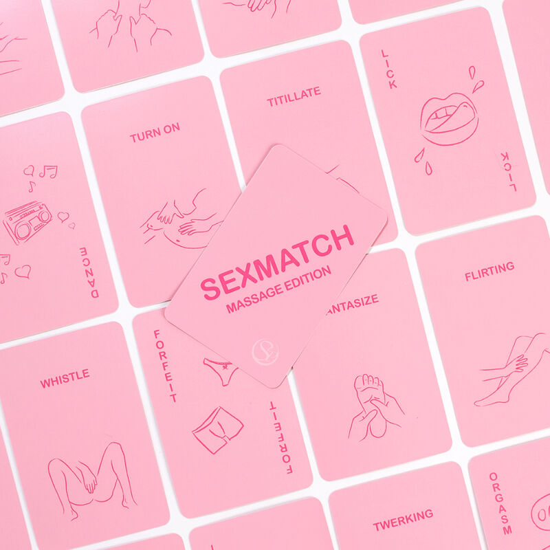 Gioco di Carte per Coppie Secretplay Sexmatch — Edizione Massaggio
