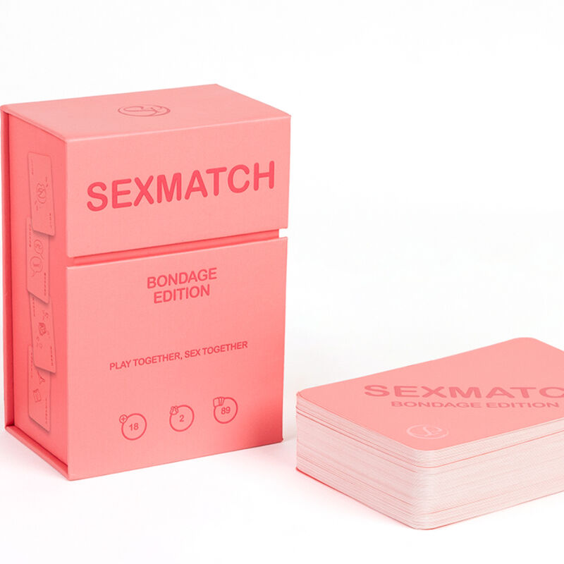 Gioco di Carte Erotico per Coppie Secretplay Sexmatch — Bondage Edition