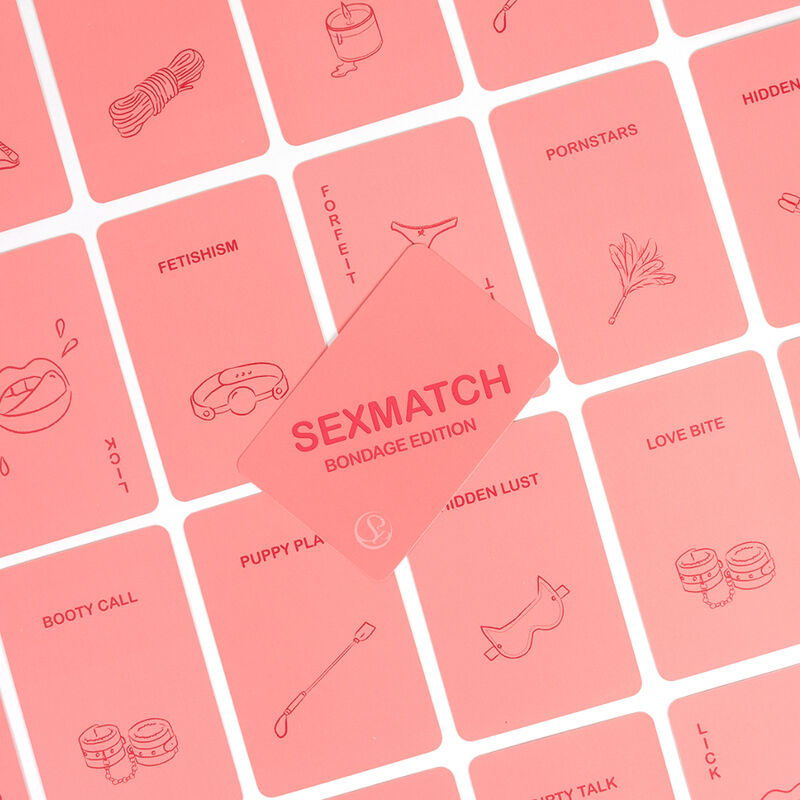 Gioco di Carte Erotico per Coppie Secretplay Sexmatch — Bondage Edition