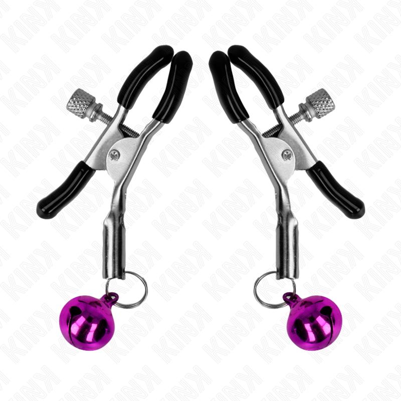 Pinza per Capezzoli BDSM Kink Nipple Grip — Singola, Viola