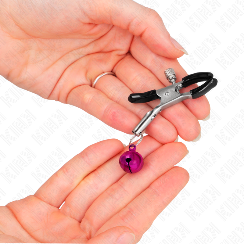 Pinza per Capezzoli BDSM Kink Nipple Grip — Singola, Viola
