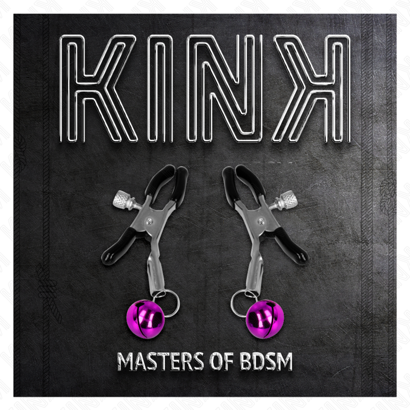 Pinza per Capezzoli BDSM Kink Nipple Grip — Singola, Viola