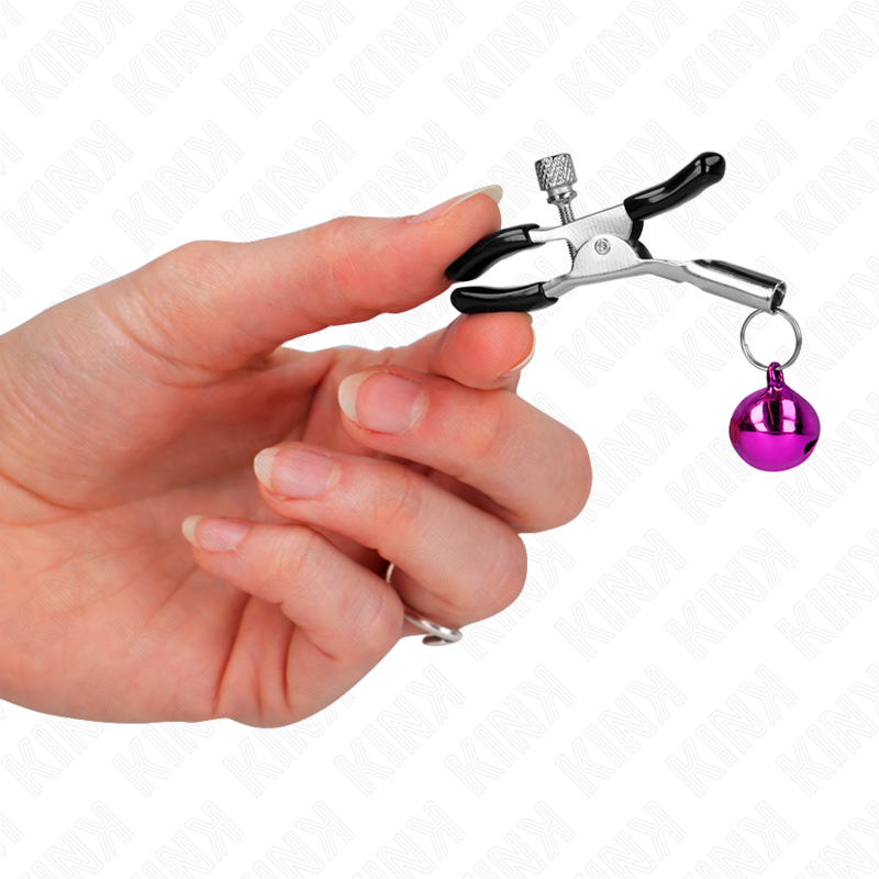 Pinza per Capezzoli BDSM Kink Nipple Grip — Singola, Viola