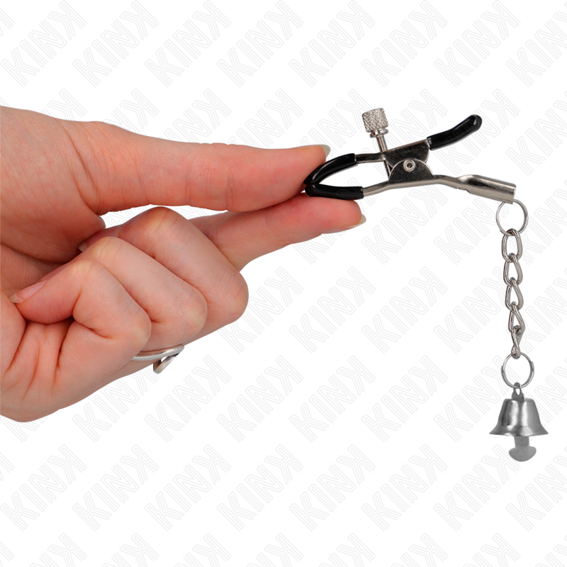 Morsetti per Capezzoli BDSM Kink Nipple Grip — Campanella Argento
