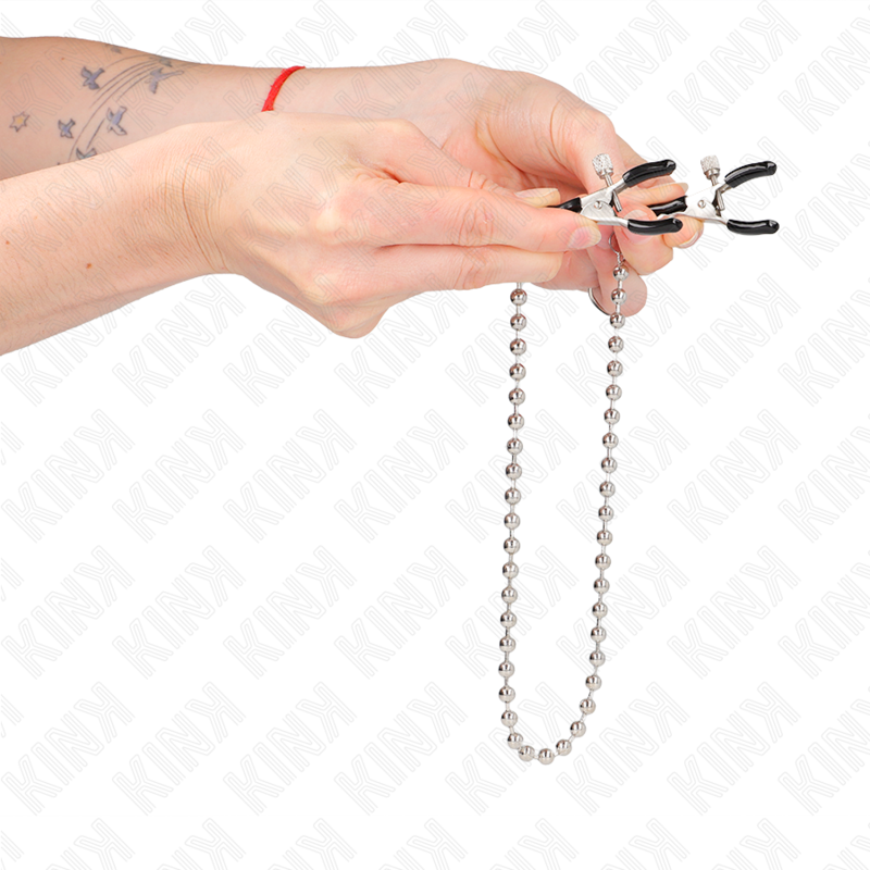 Morsetti per Capezzoli a Catena KINK Nipple Grip — 30 cm