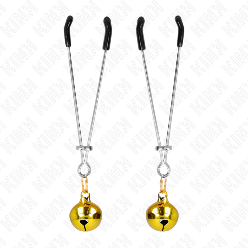 Pinze per Capezzoli a Campana KINK Nipple Grip — Oro 7 cm
