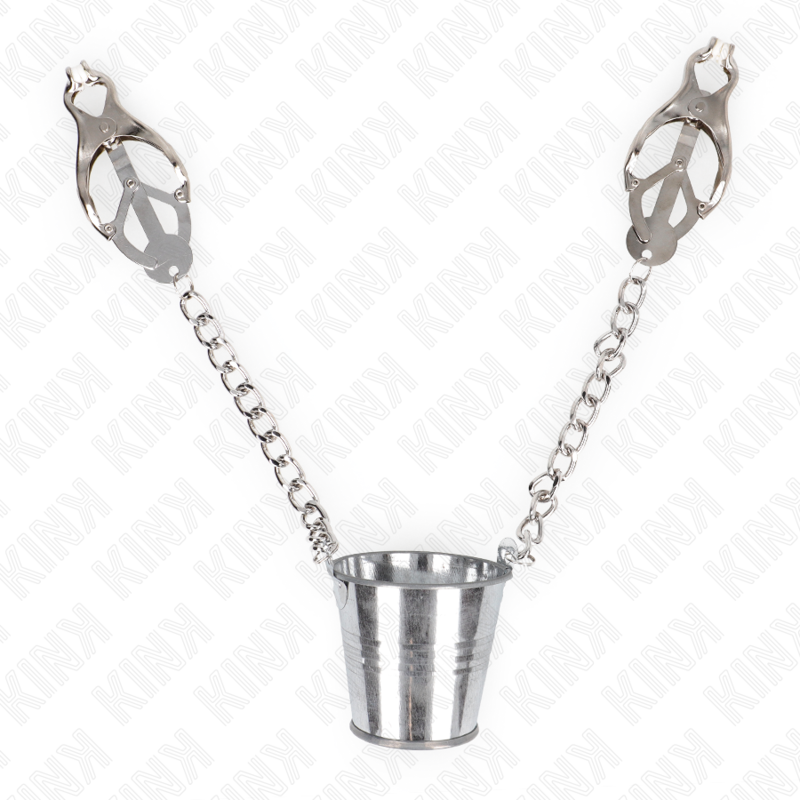 Pinze Capezzoli BDSM Kink Nipple Grip — con Secchiello