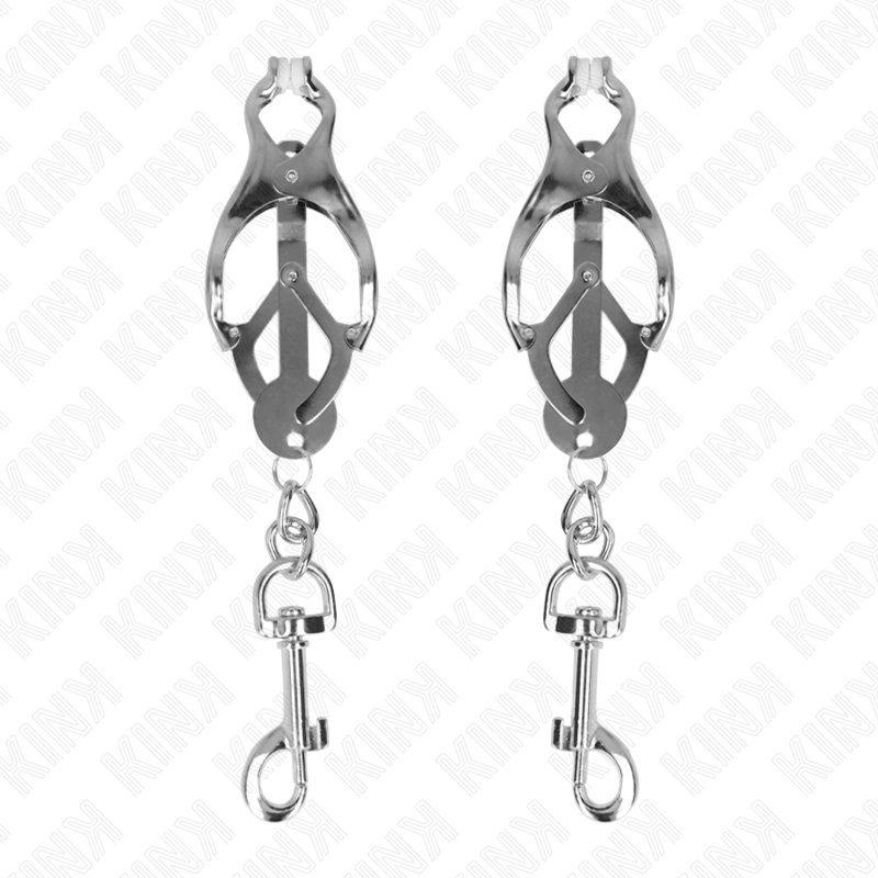 Pinze per Capezzoli BDSM Kink — Trifoglio Giapponese con Ganci