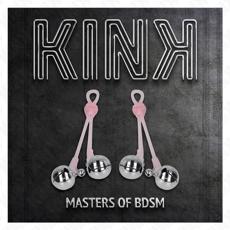 Pinze per Capezzoli BDSM Kink Nipple Grip — Teschio con Campanelli