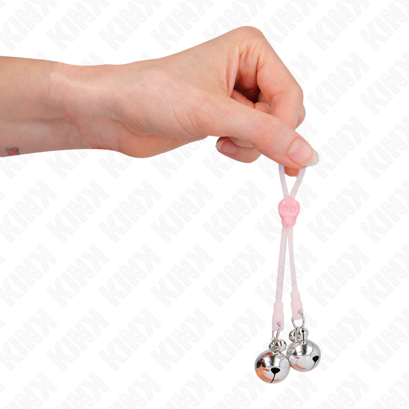 Pinze per Capezzoli BDSM Kink Nipple Grip — Teschio con Campanelli
