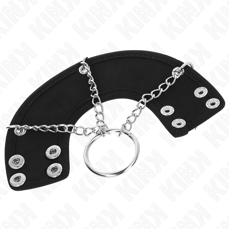 Anello Fallico con Cintura in Pelle Kink Ring Power — 4 cm