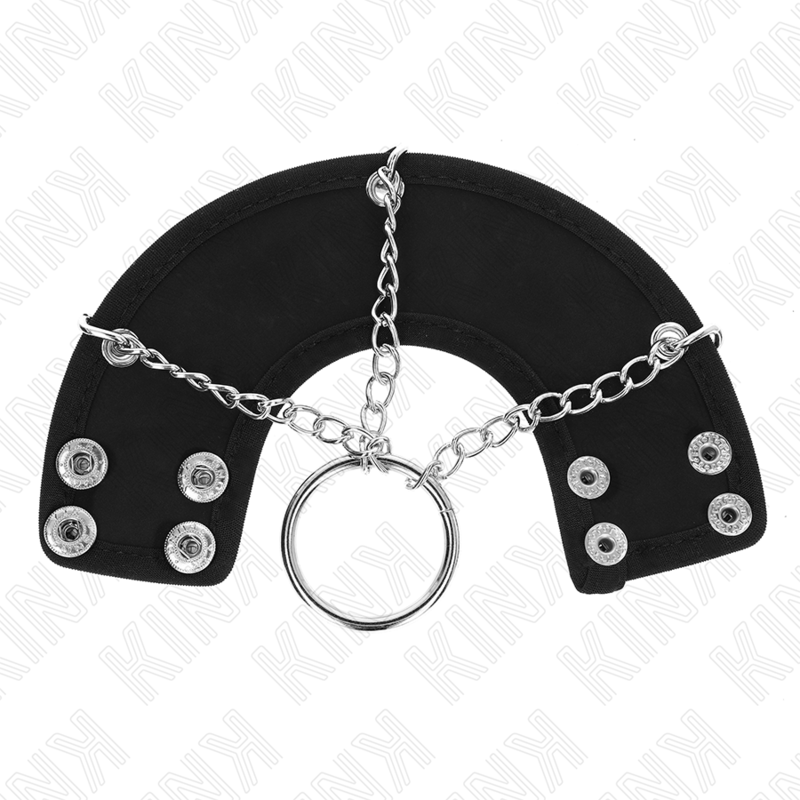 Anello Fallico con Cintura in Pelle Kink Ring Power — 4 cm