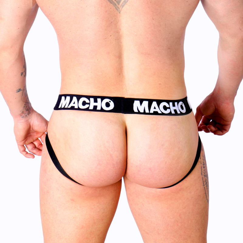 Jockstrap Fetish in Similpelle Macho MX25NC — Nero, Taglia M
