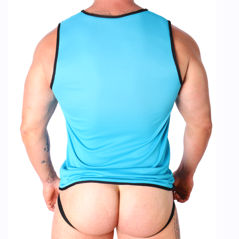 Maglietta Uomo Macho Underwear S/M — Blu