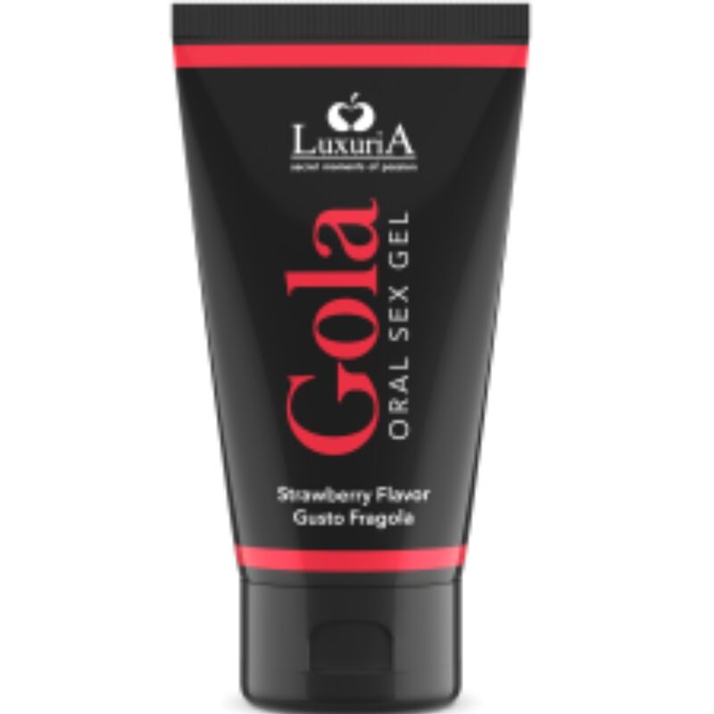 Gel per Sesso Orale Intimateline Luxuria Gola — Fragola 50 ml