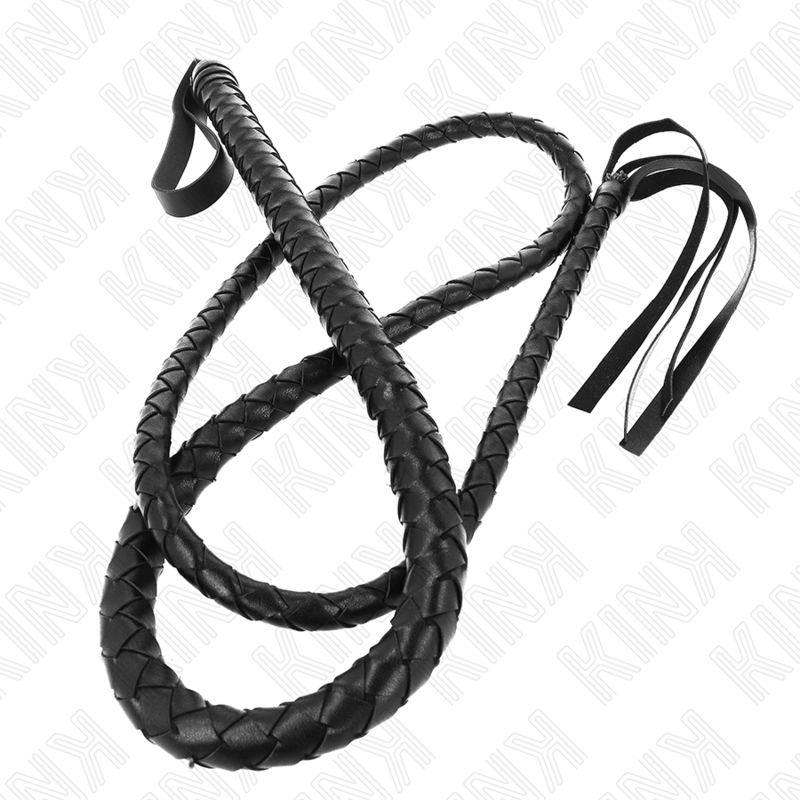 Frusta Bondage Lunga Kink Snake — Nera, 210 cm