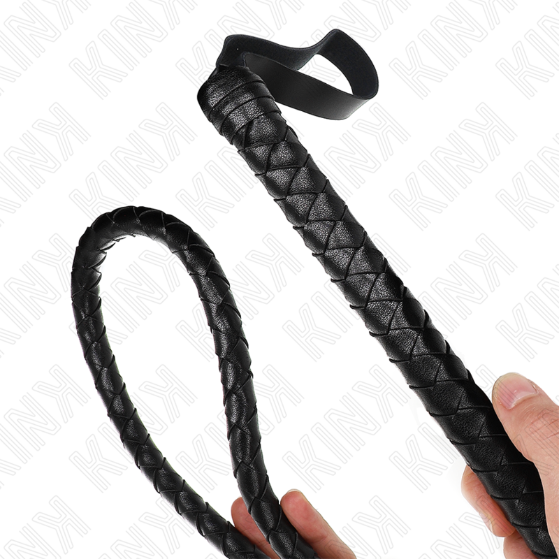 Frusta Bondage Lunga Kink Snake — Nera, 210 cm