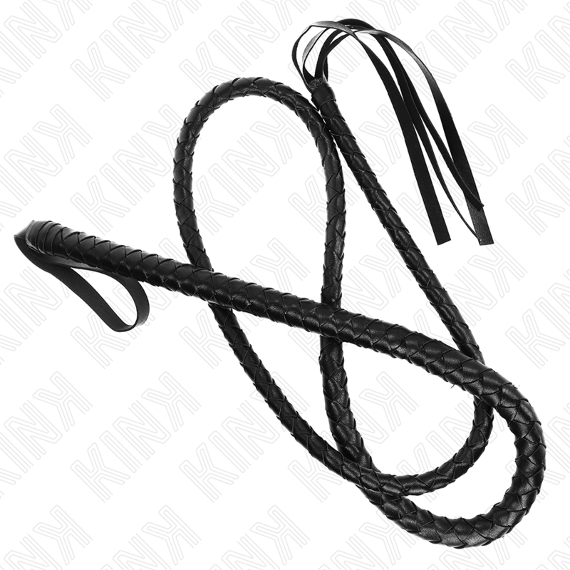 Frusta Bondage Lunga Kink Snake — Nera, 210 cm