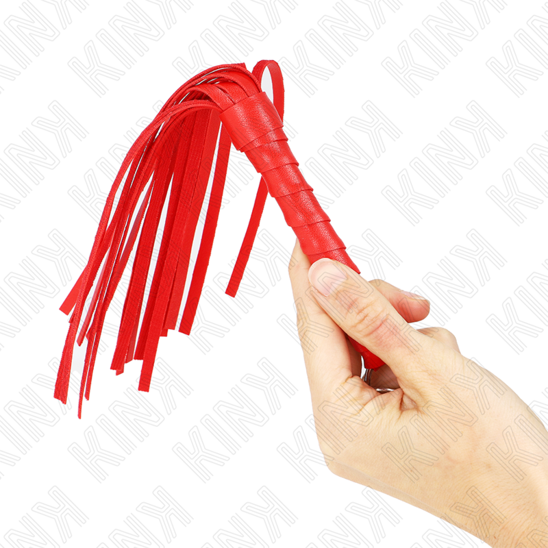 Frusta BDSM Kink Mini — 28 cm, Rossa
