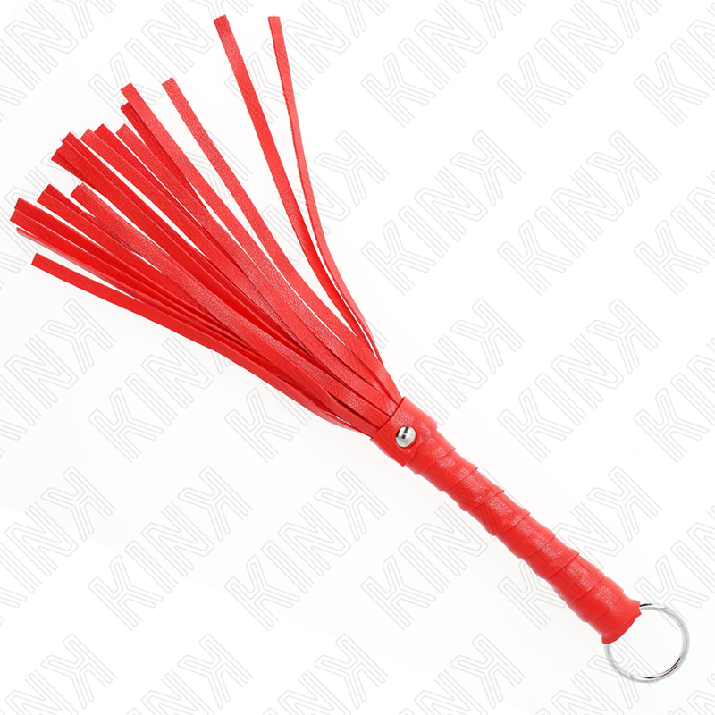 Frusta BDSM Kink Mini — 28 cm, Rossa