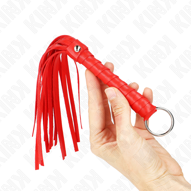 Frusta BDSM Kink Mini — 28 cm, Rossa