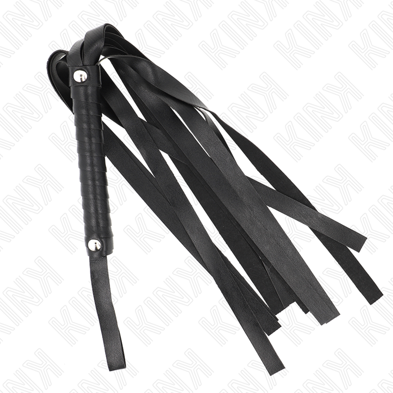 Frusta Bondage Coda Larga KINK — 48,5 cm, Nera