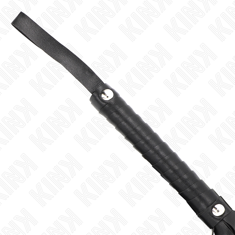Frusta Bondage Coda Larga KINK — 48,5 cm, Nera