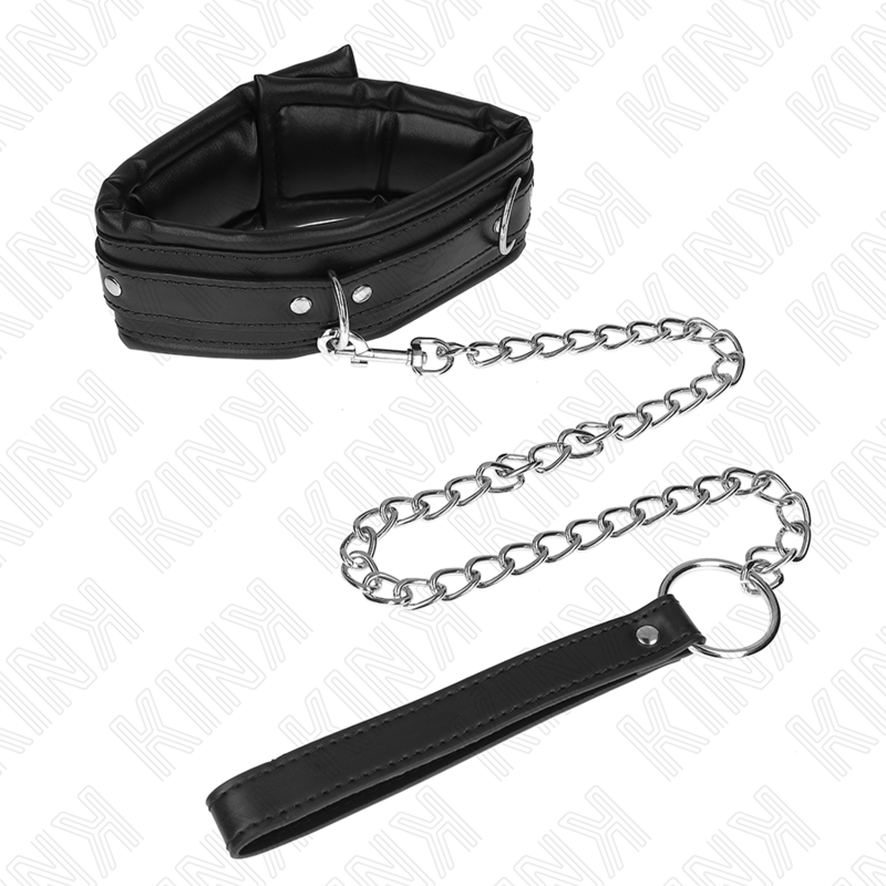 Collare BDSM con Cintura Kink Modello 4 — Regolabile 36,5-50 cm