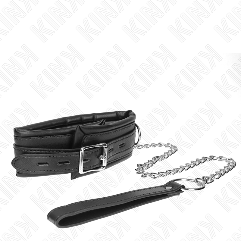 Collare BDSM con Cintura Kink Modello 4 — Regolabile 36,5-50 cm