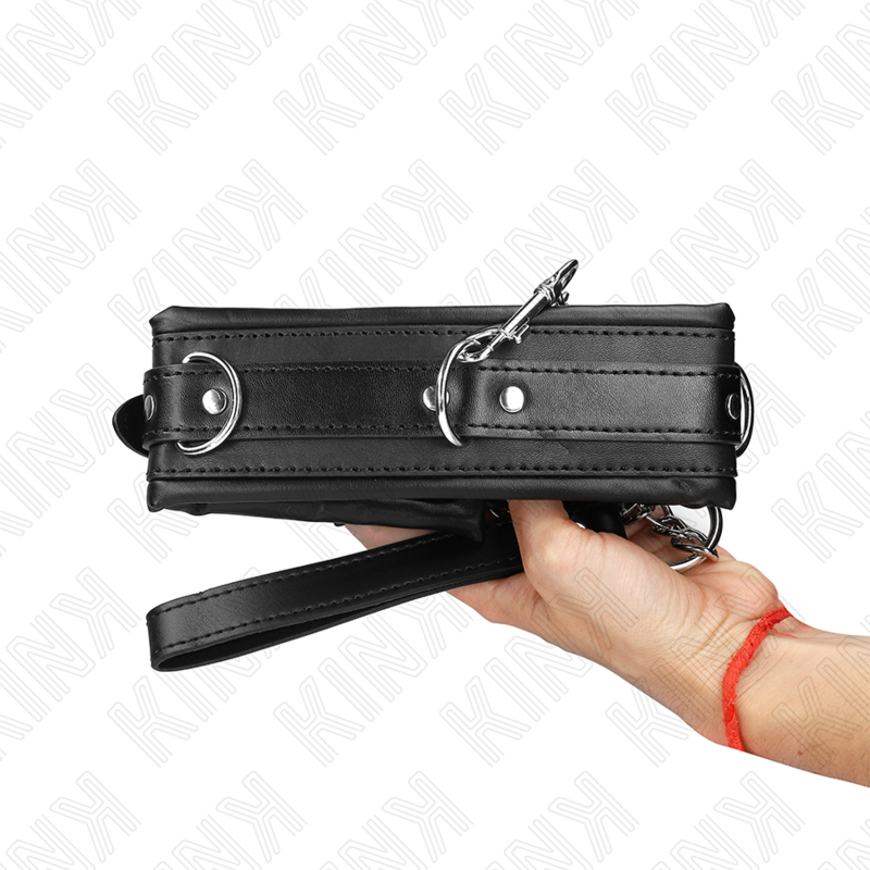 Collare BDSM con Cintura Kink Modello 4 — Regolabile 36,5-50 cm