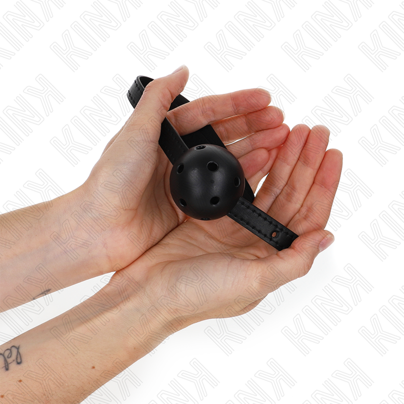 Bavaglio BDSM a Sfera Kink Simplicity — Traforato, 4,5 cm