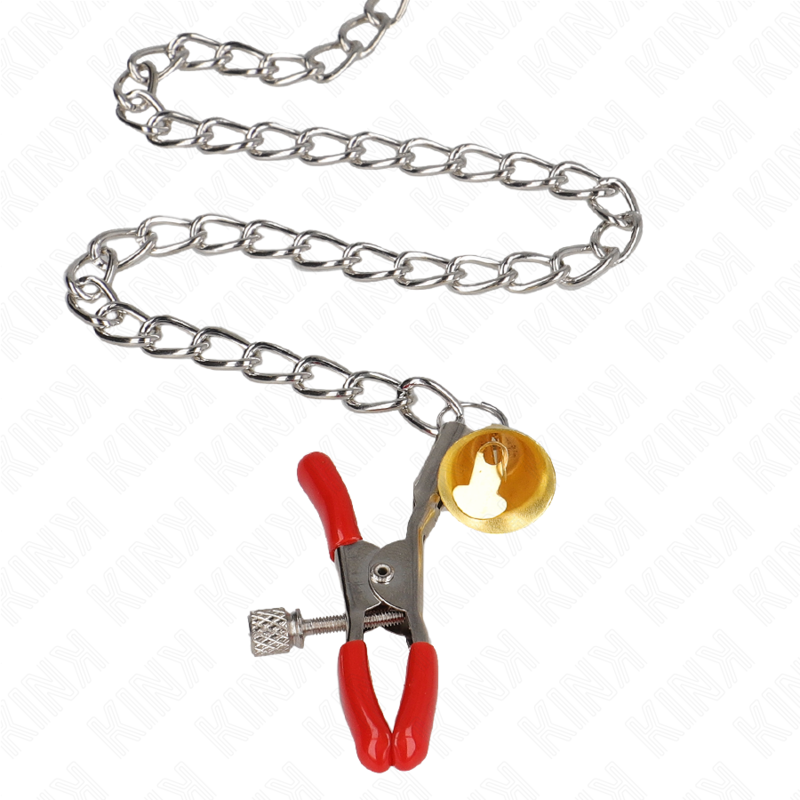 Morsetti per Capezzoli e Clitoride KINK Nipple Grip — con Catena