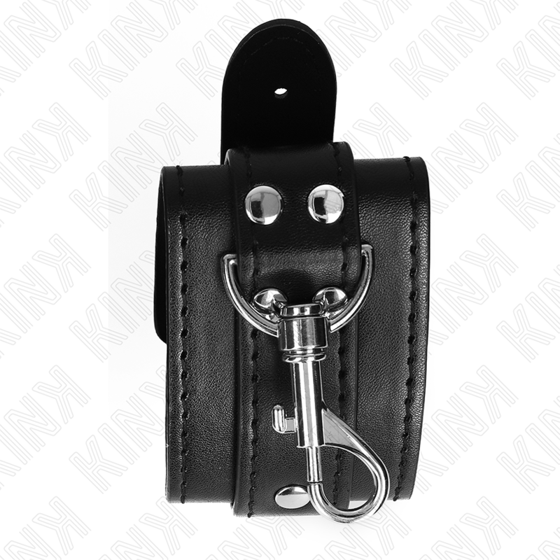 Manette BDSM Kink Wrist Restraint — Regolabili 21-28 cm