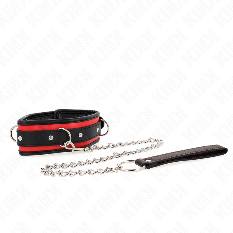 Collare BDSM con Cintura Kink — Regolabile 36,5-50 cm