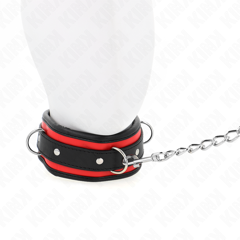 Collare BDSM con Cintura Kink — Regolabile 36,5-50 cm