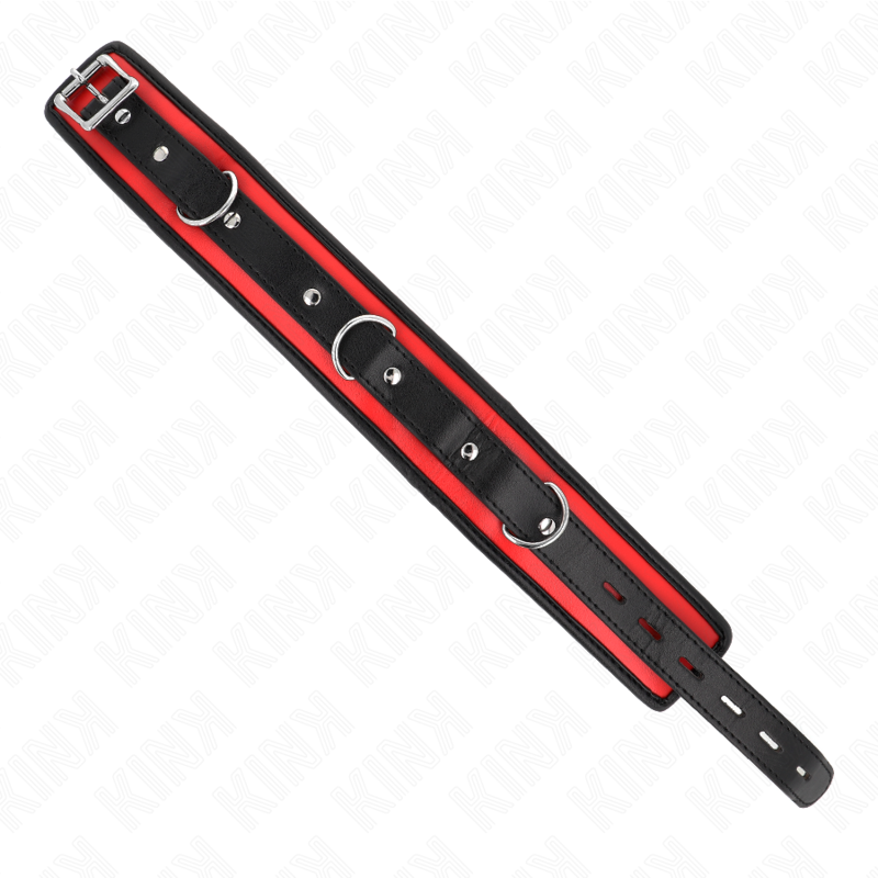 Collare BDSM con Cintura Kink — Regolabile 36,5-50 cm