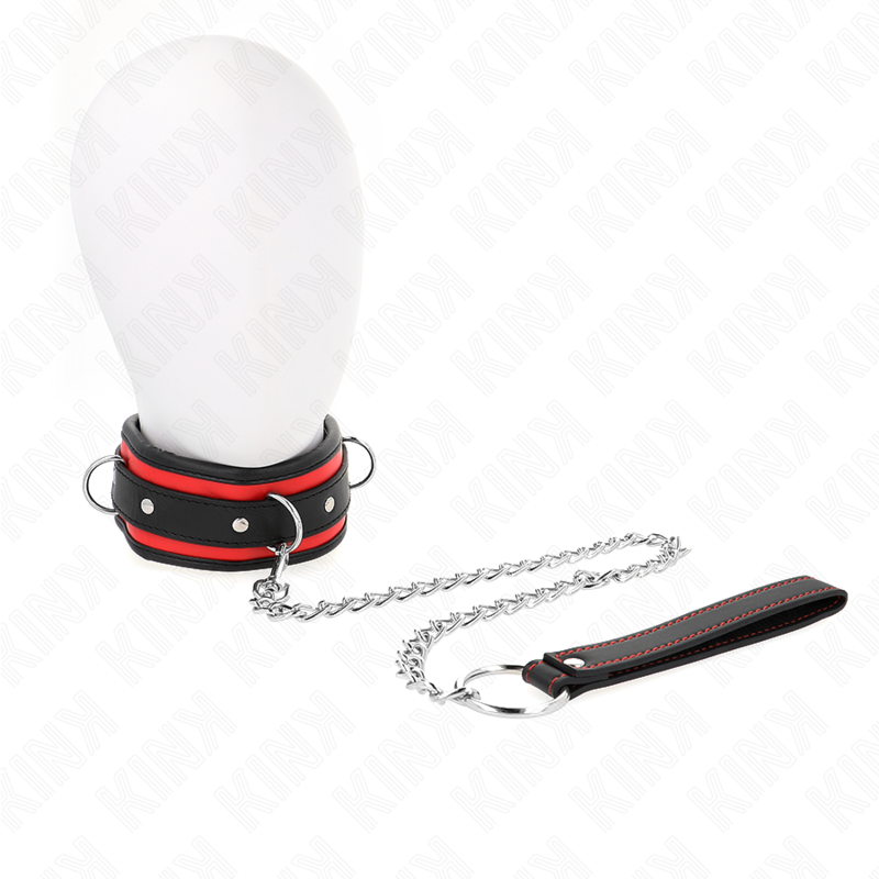 Collare BDSM con Cintura Kink — Regolabile 36,5-50 cm