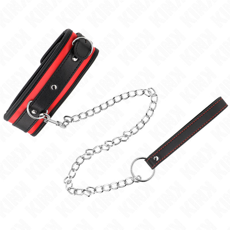Collare BDSM con Cintura Kink — Regolabile 36,5-50 cm