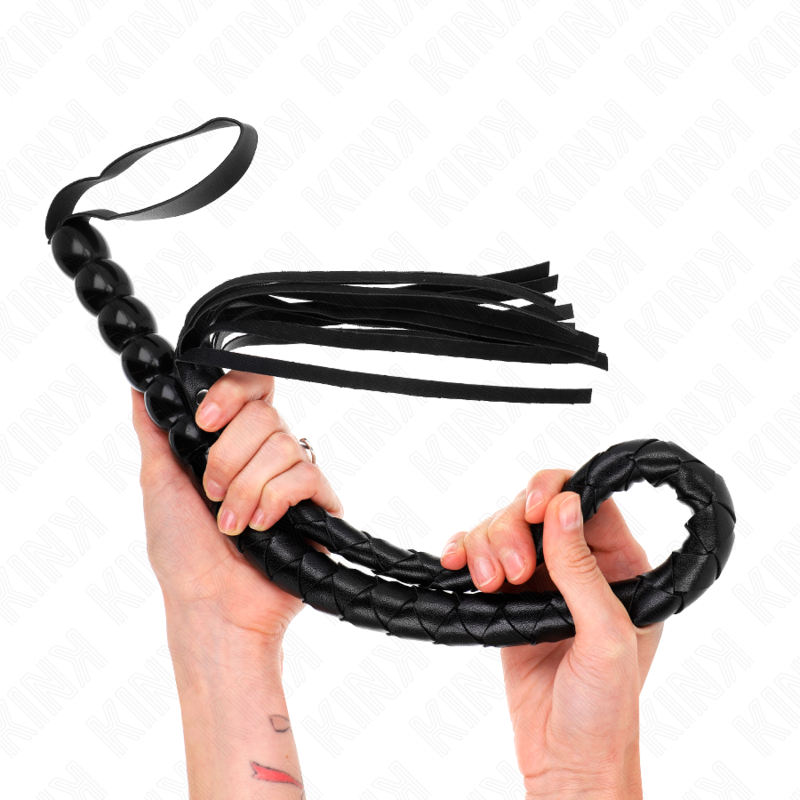 Frusta BDSM con Perline Kink Snake — 80 cm