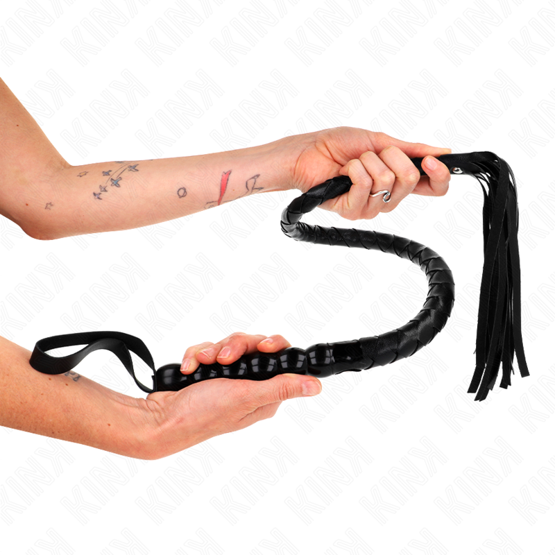 Frusta BDSM con Perline Kink Snake — 80 cm