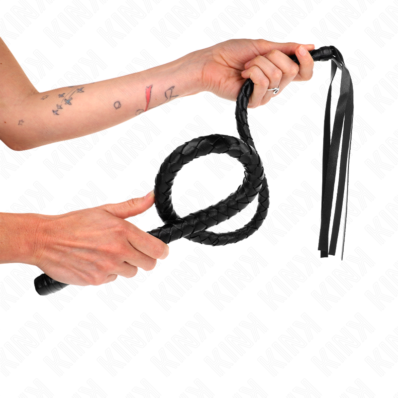 Frusta BDSM con Perline Kink Impact & Touch — 110 cm