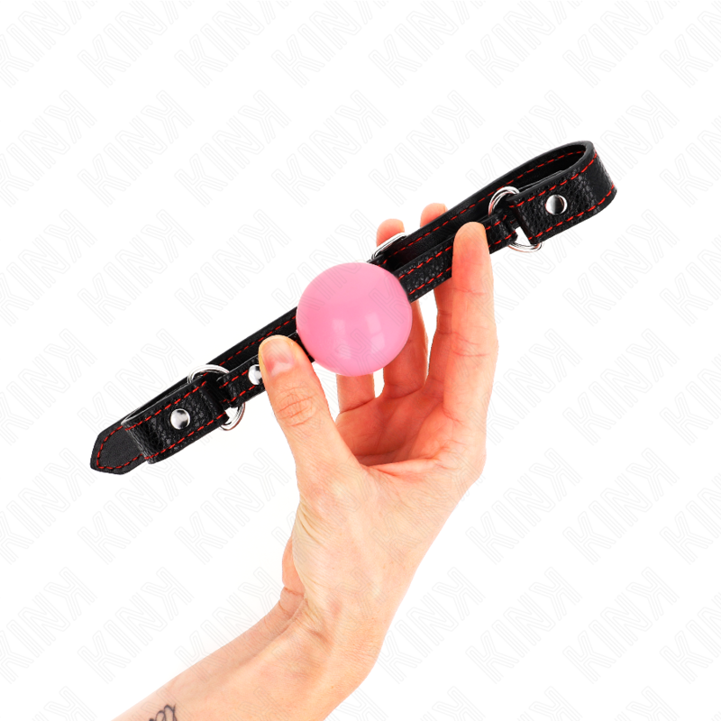 Gag BDSM con Palla Kink — Rosa, 4 cm