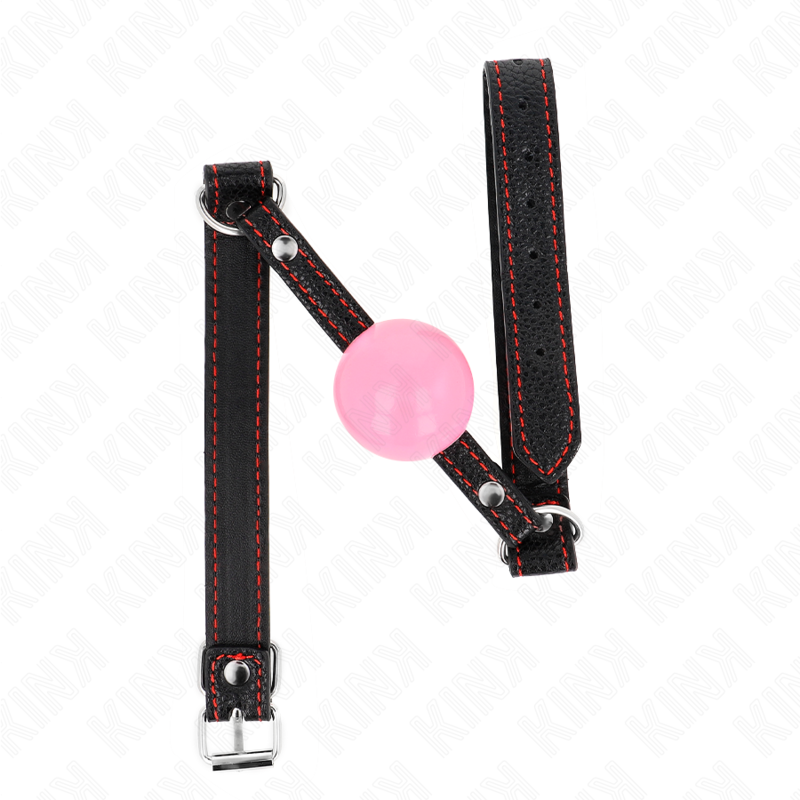 Gag BDSM con Palla Kink — Rosa, 4 cm