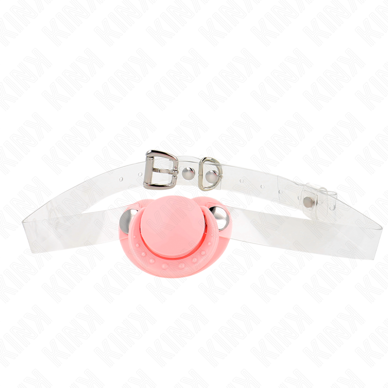 Bavaglio BDSM a Ciuccio Kink — Regolabile, Rosa